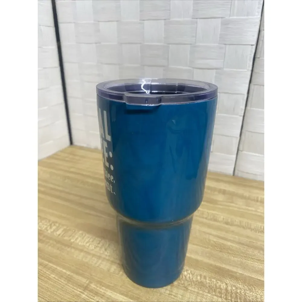 YETI Rambler 30 oz Tumbler Turquoise Essential Employee Circa 2020